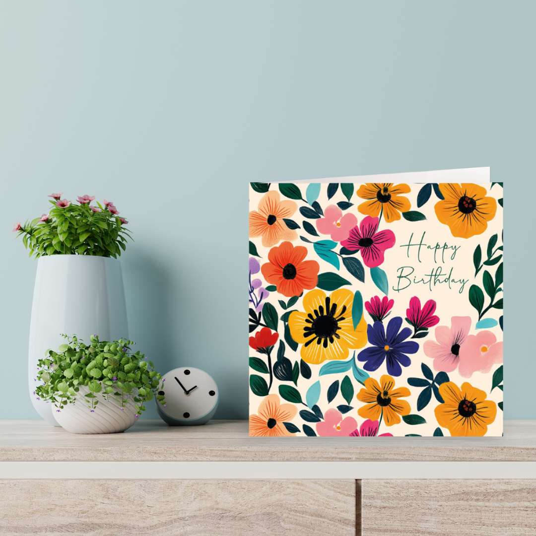 Happy Daisy Birthday card