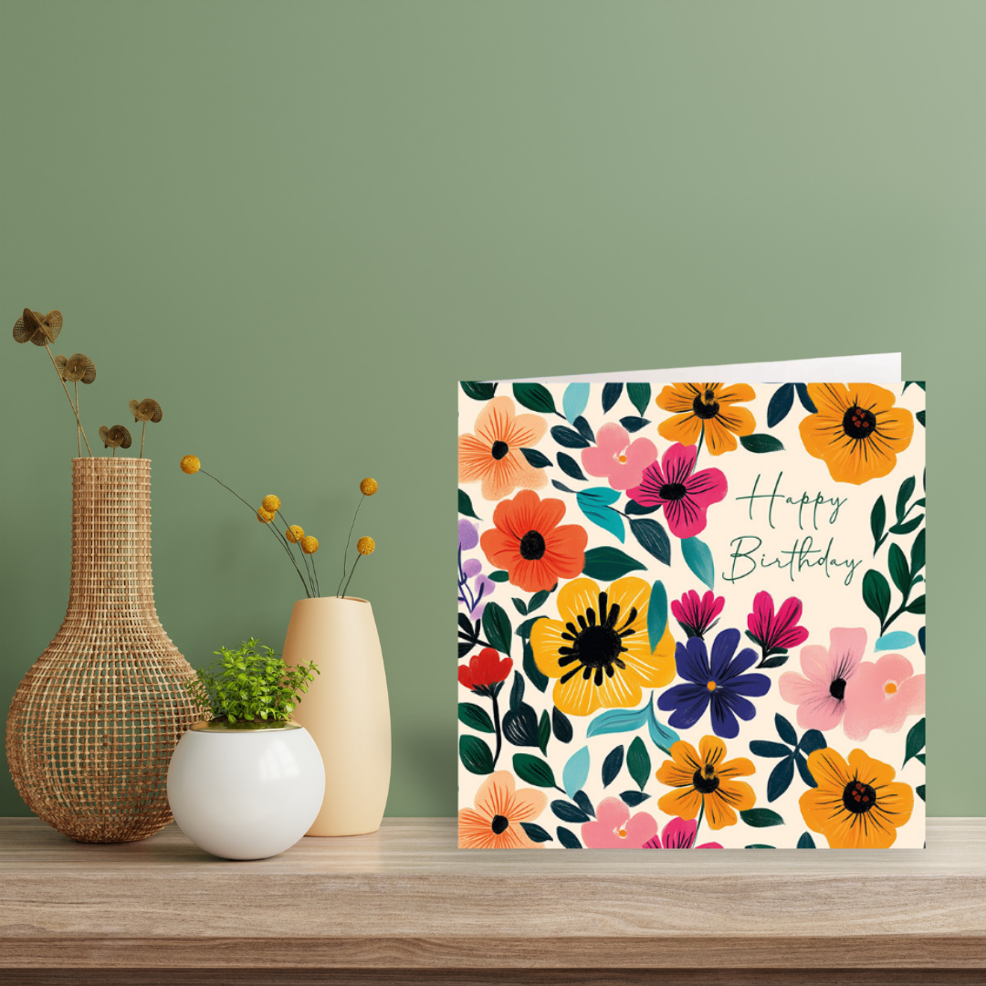 Happy Daisy Birthday card