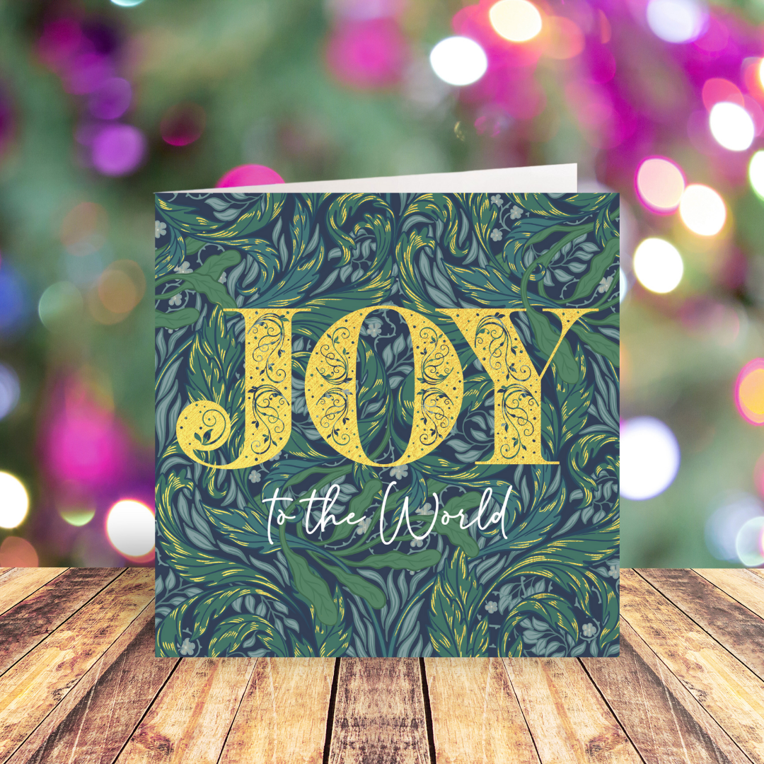 Joy to the World Wreath cards