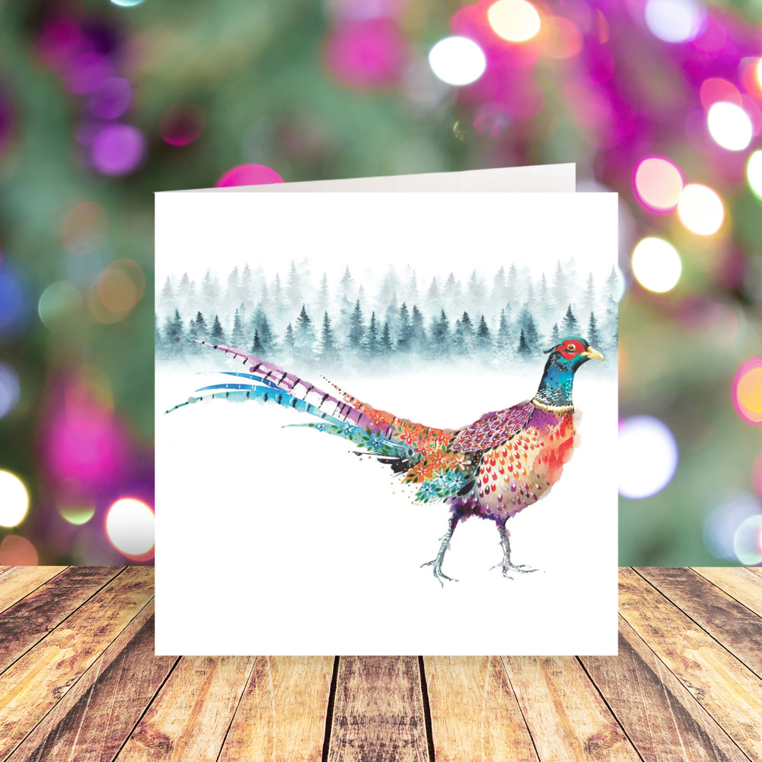 Christmas Pheasant cards