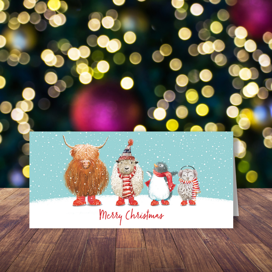 Winter Friends money wallet