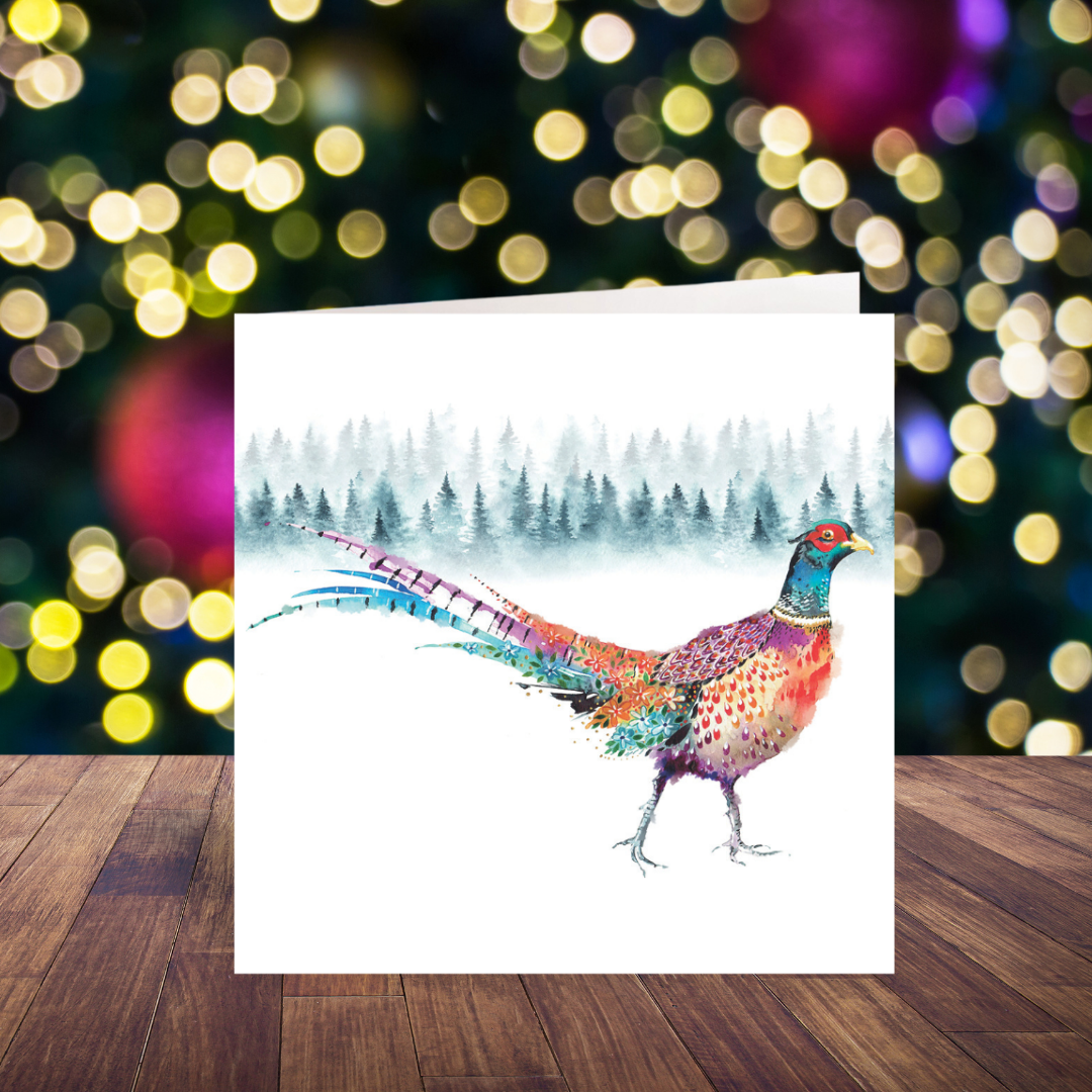 Christmas Pheasant cards
