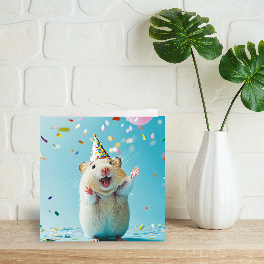 Party Hamster card