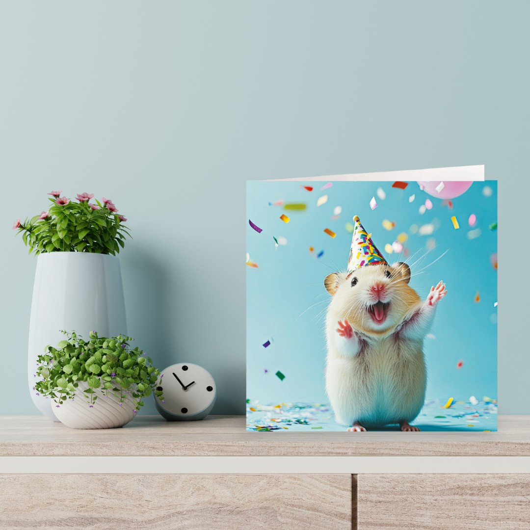 Party Hamster card