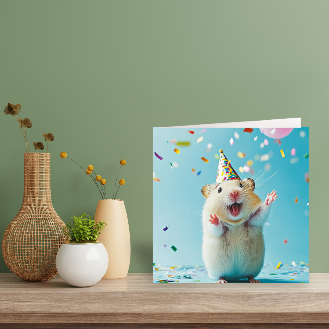 Party Hamster card