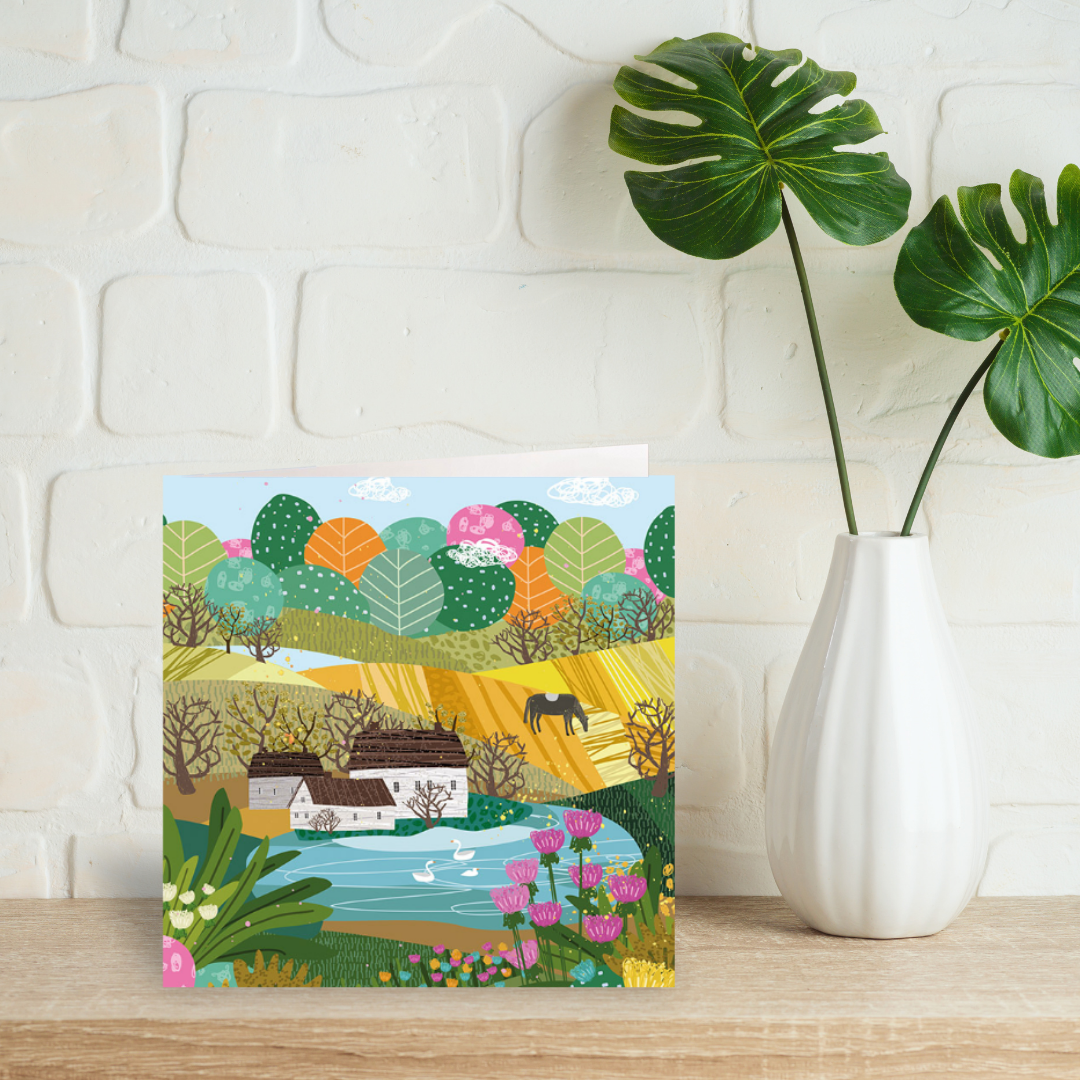 Bright Countryside card