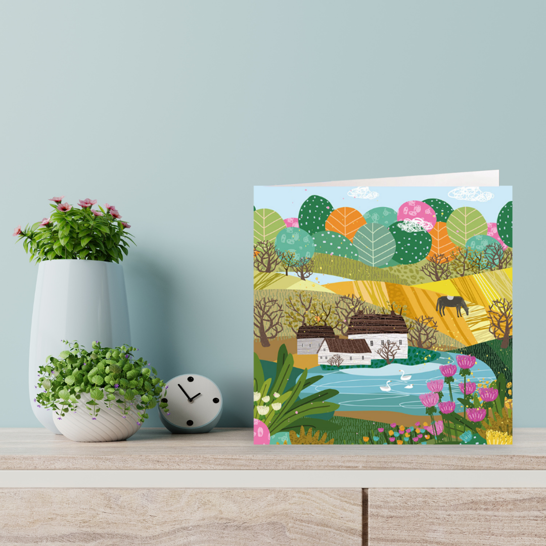 Bright Countryside card