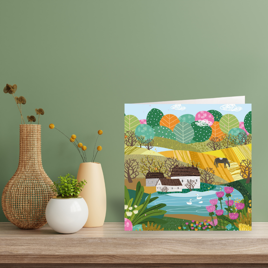 Bright Countryside card