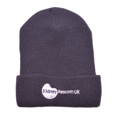 Grey Kidney Beanie Hat