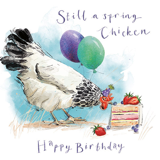 Spring Chicken card
