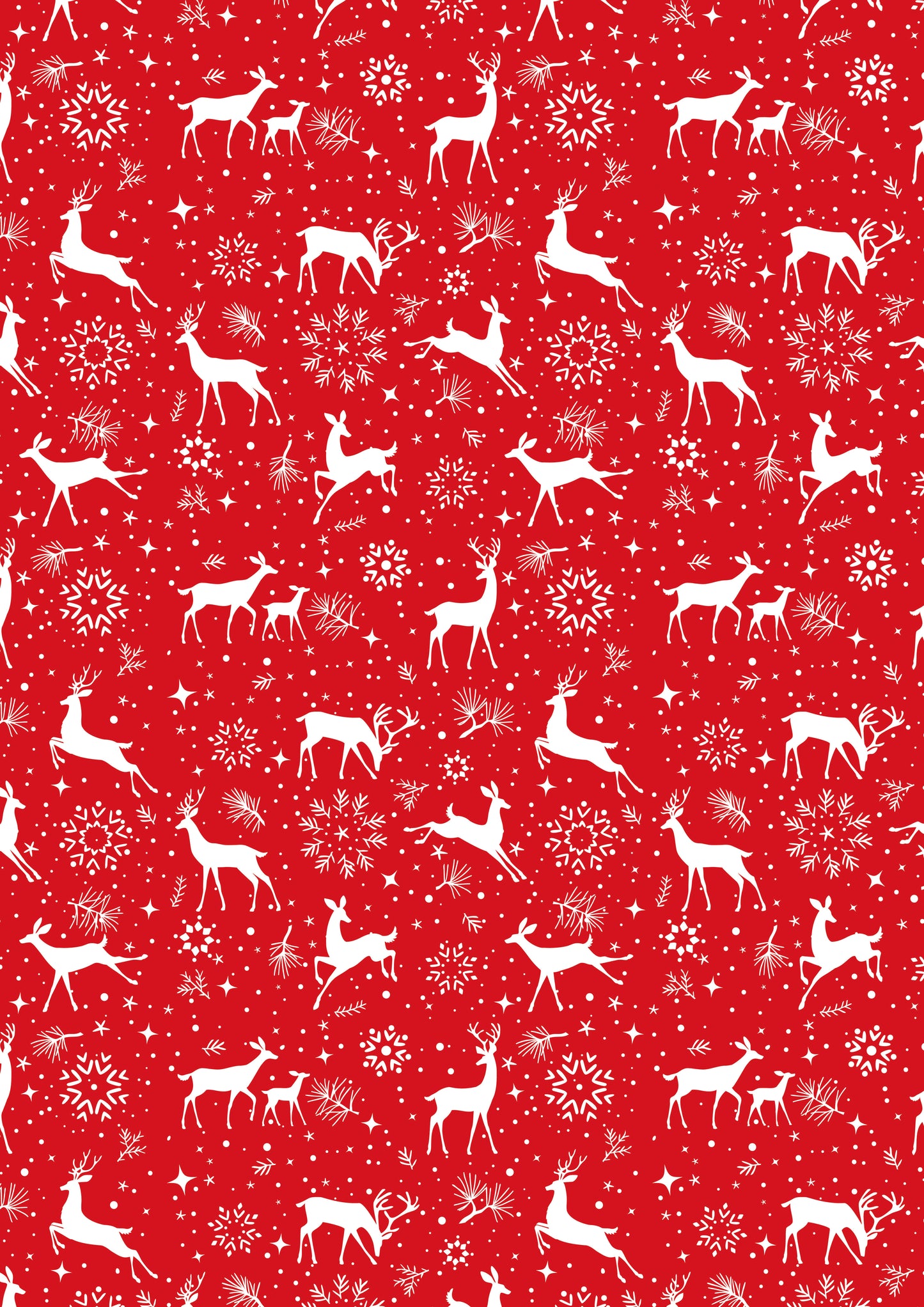 Christmas Stags Gift Wrap