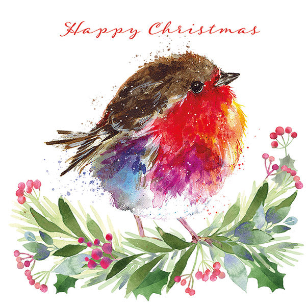 Fluffy Robin Amongst The Greenery cards