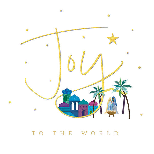 Joy To The World and Follow The Star cards twin pack