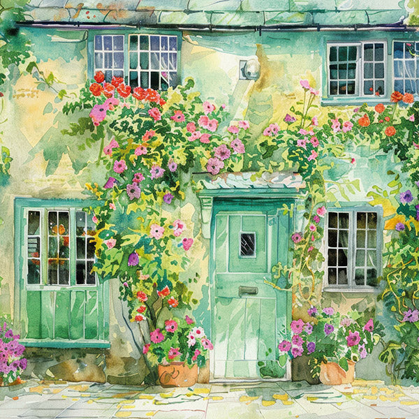 Spring Doorway card