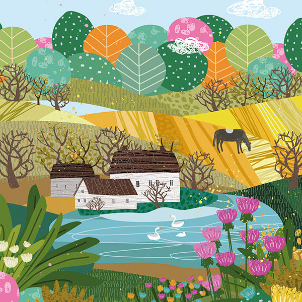 Bright Countryside card