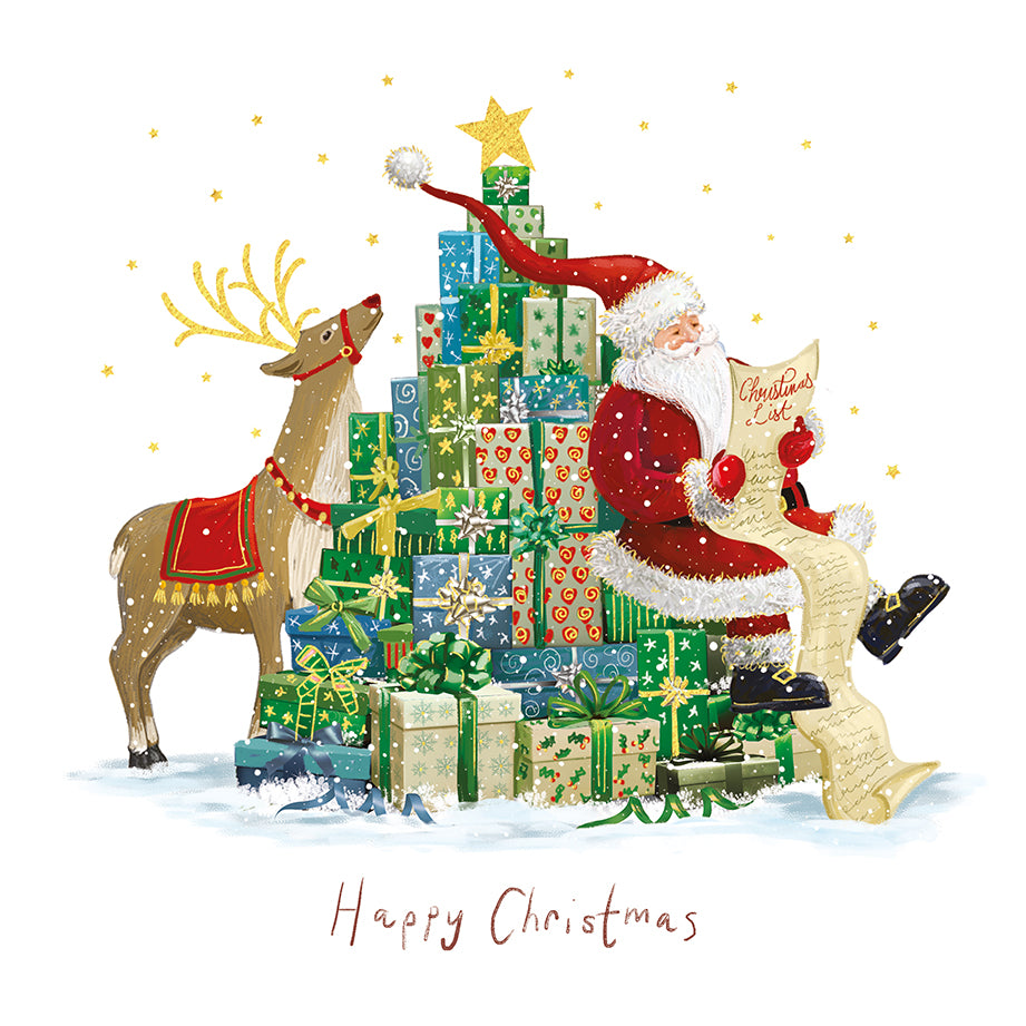 Santa's Tree of Presents and Getting the Tree cards twin pack