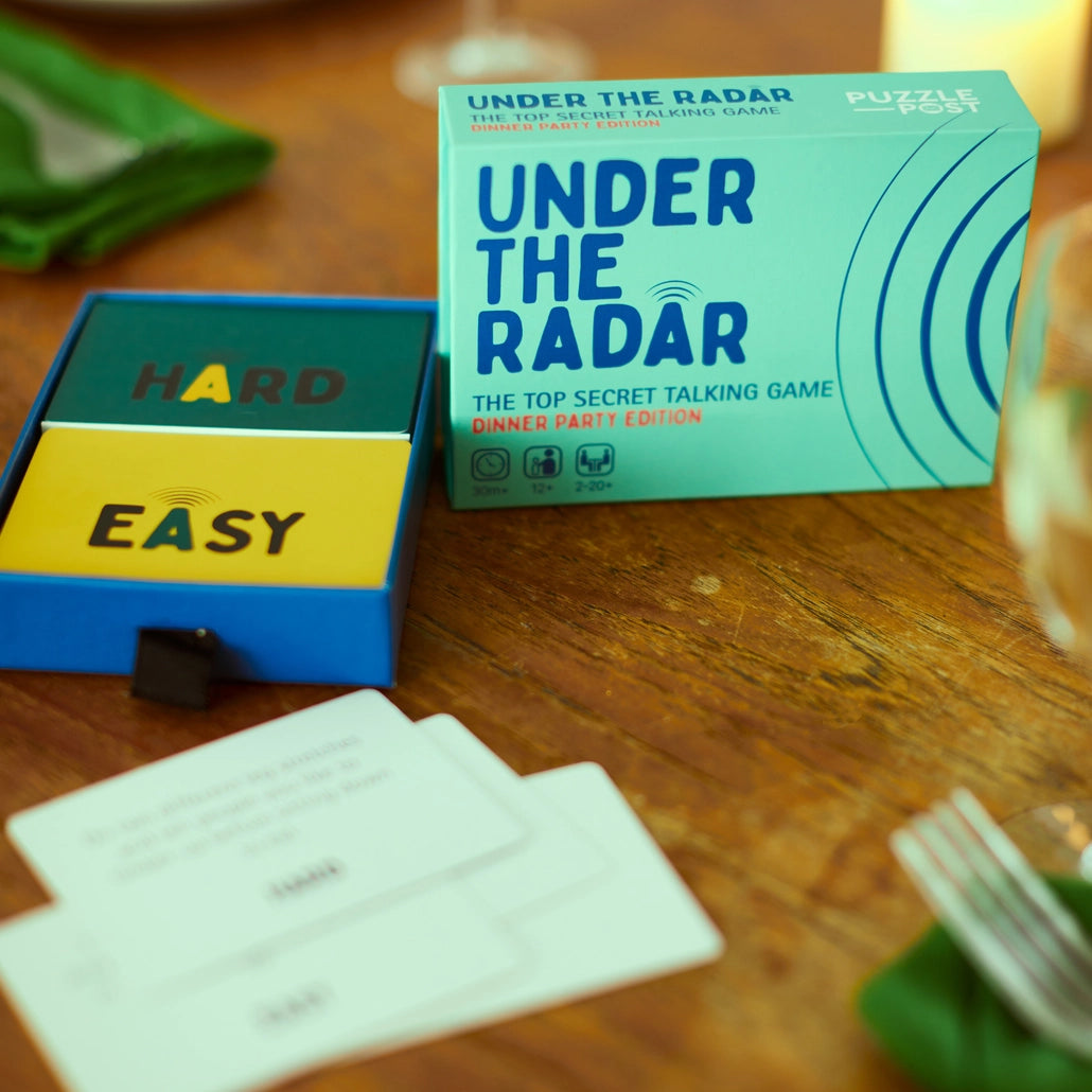 Under The Radar - dinner party game