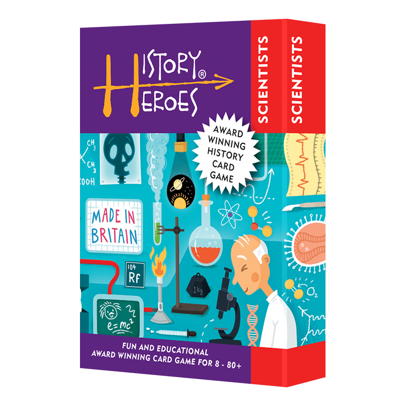 Award Winning Scientists Family Card Game