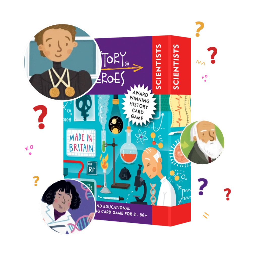 Award Winning Scientists Family Card Game