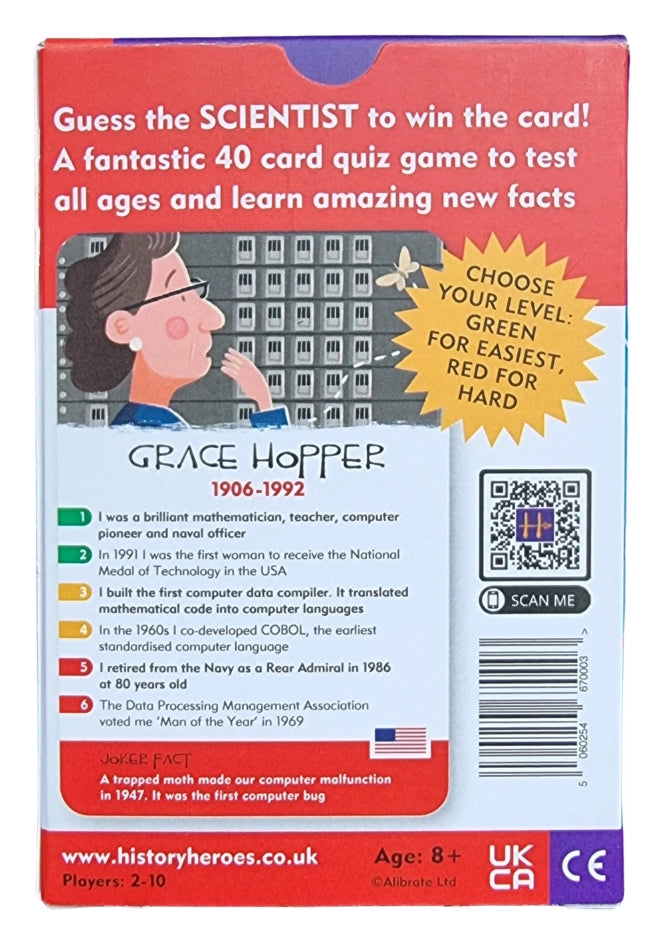 Award Winning Scientists Family Card Game