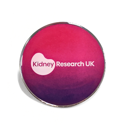 Kidney Research UK Round Pin Badge