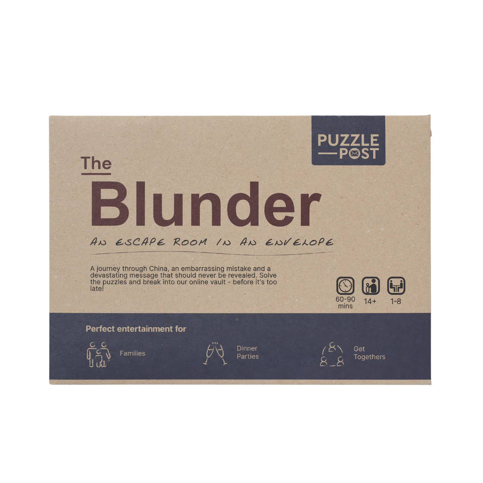 The Blunder - escape room in an envelope
