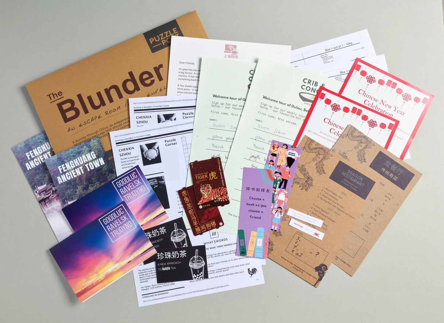 The Blunder - escape room in an envelope