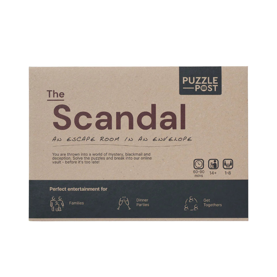 The Scandal - escape room in an envelope