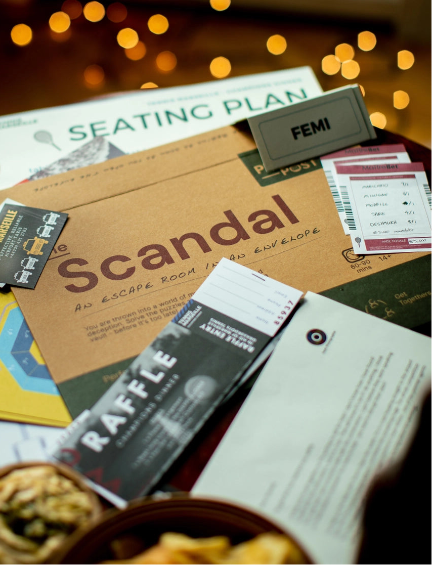 The Scandal - escape room in an envelope