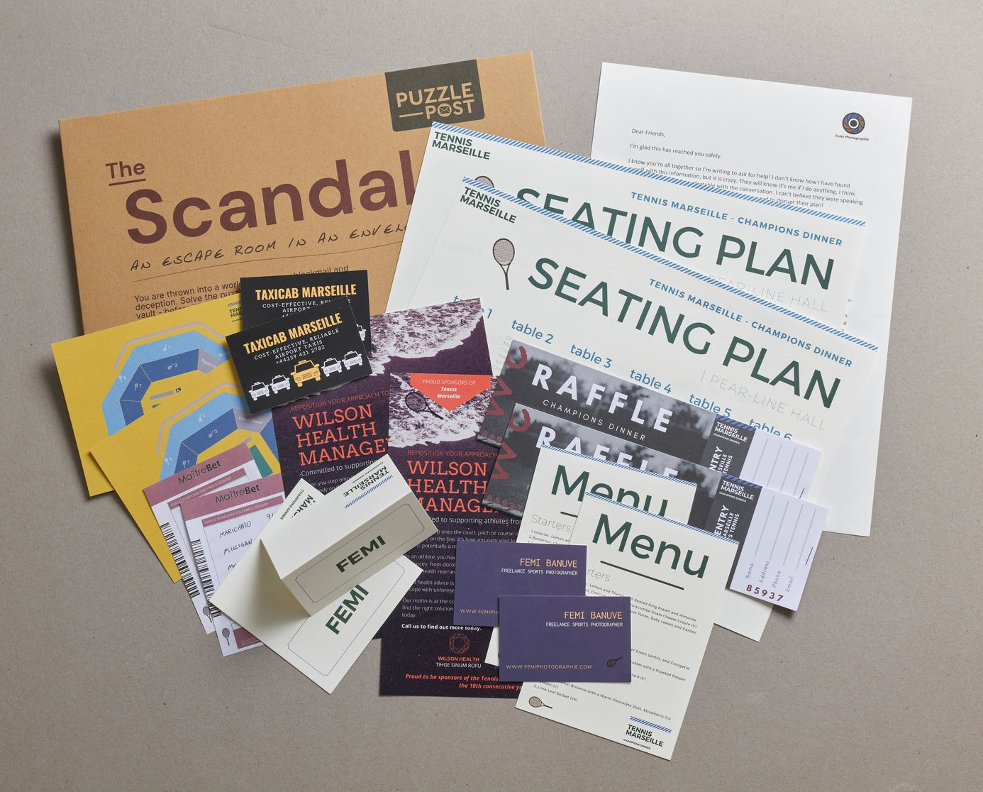 The Scandal - escape room in an envelope