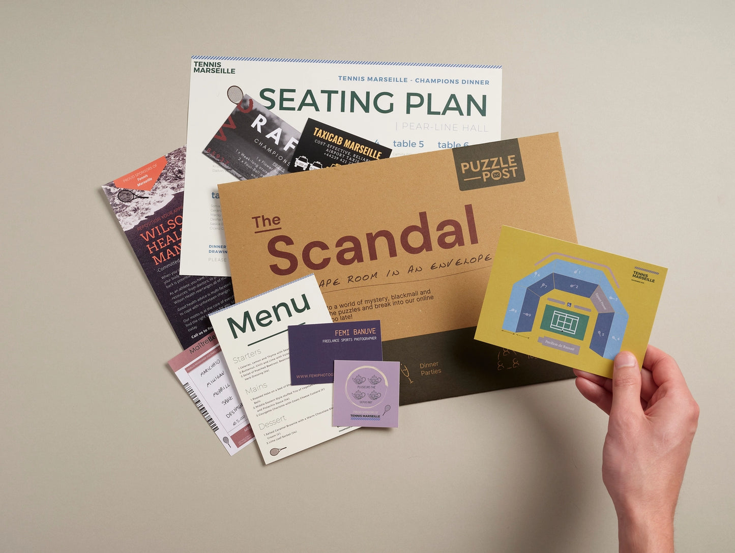 The Scandal - escape room in an envelope