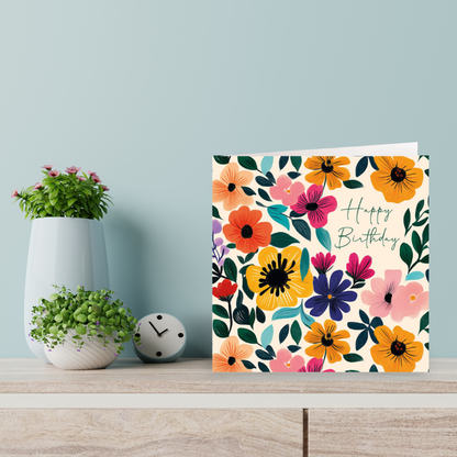 Happy Daisy Birthday card