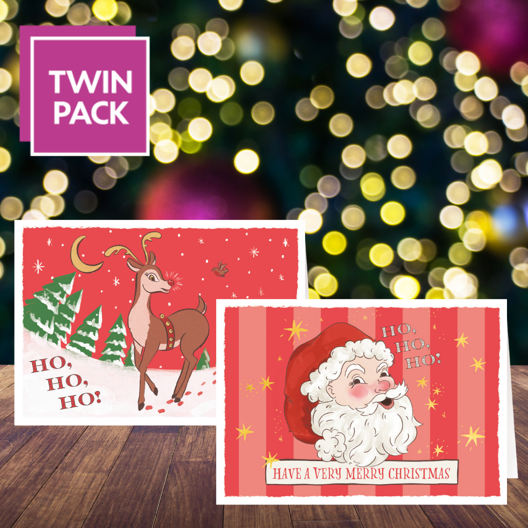 Christmas money wallet twin pack