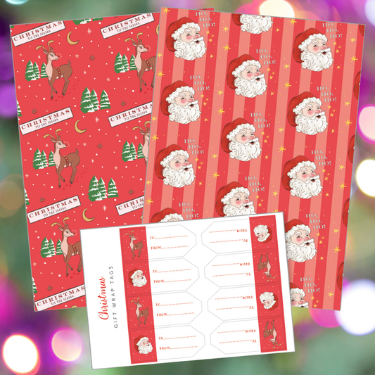 Ho Ho Ho gift wrap