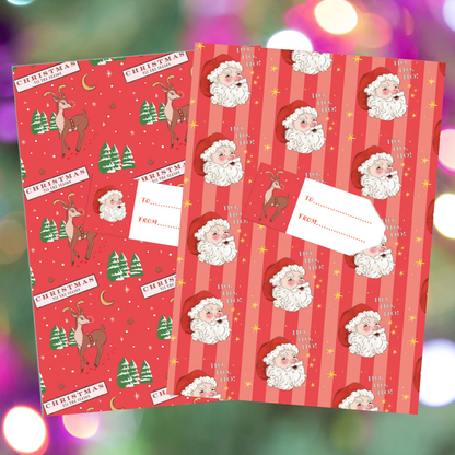 Ho Ho Ho gift wrap