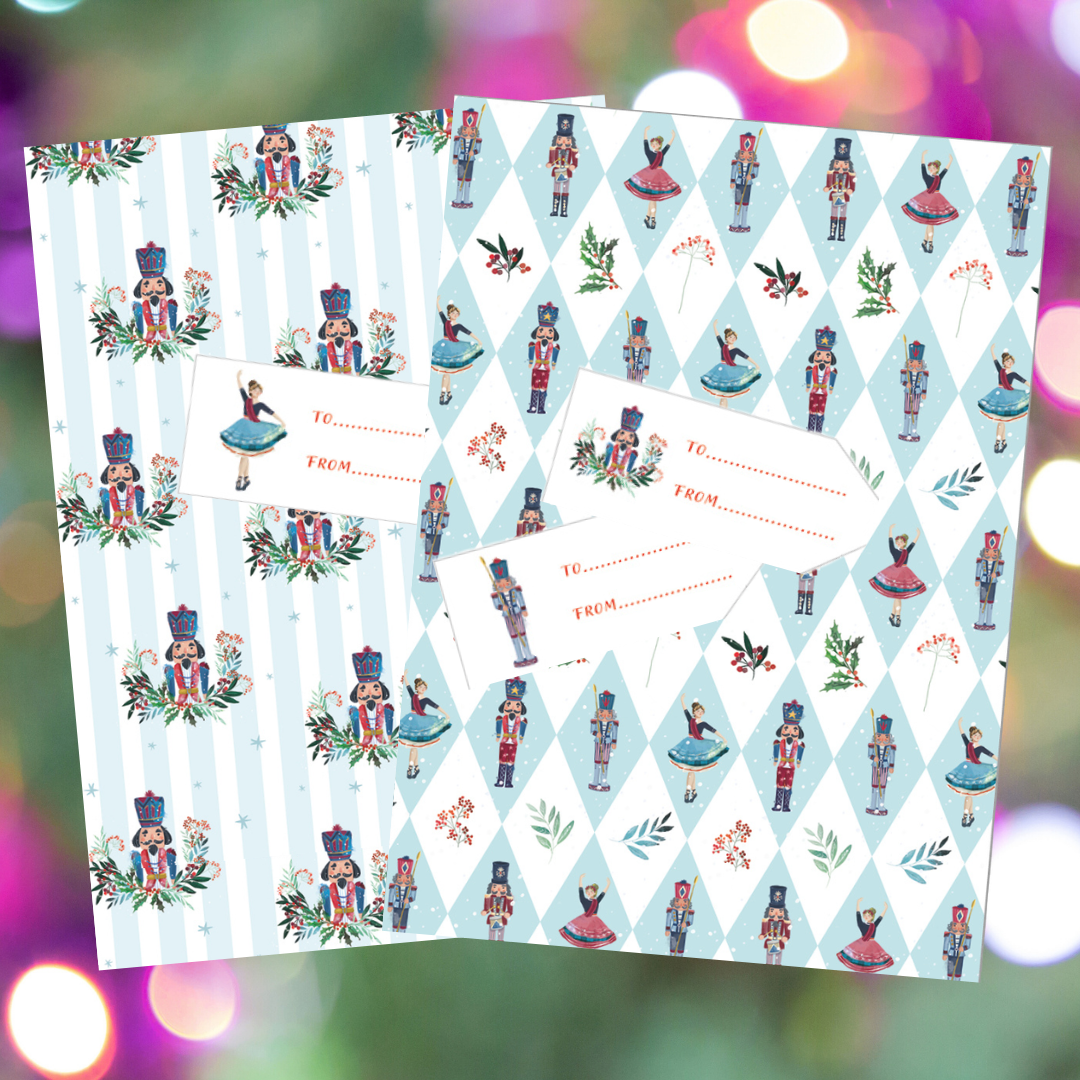 Nutcrackers gift wrap