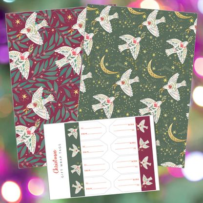 Doves gift wrap