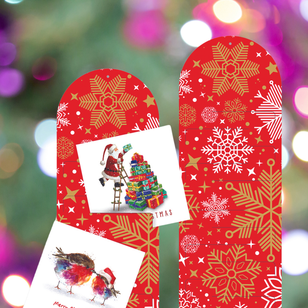 Snowflake card hanger