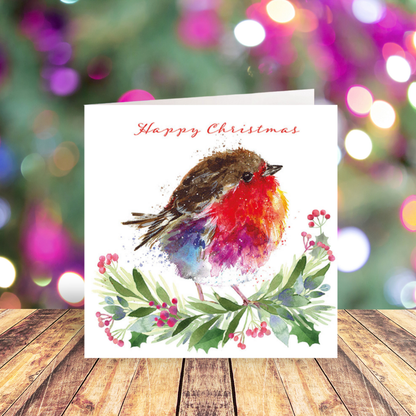 Fluffy Robin Amongst The Greenery cards