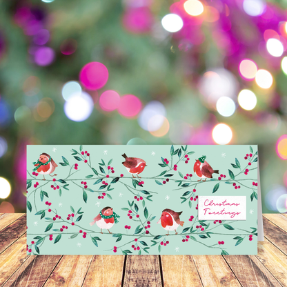 Winter Robins money wallet
