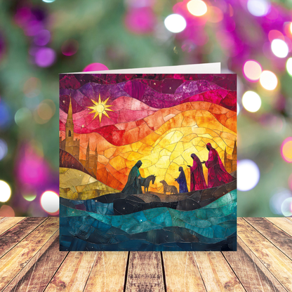 Stained Glass card twin pack