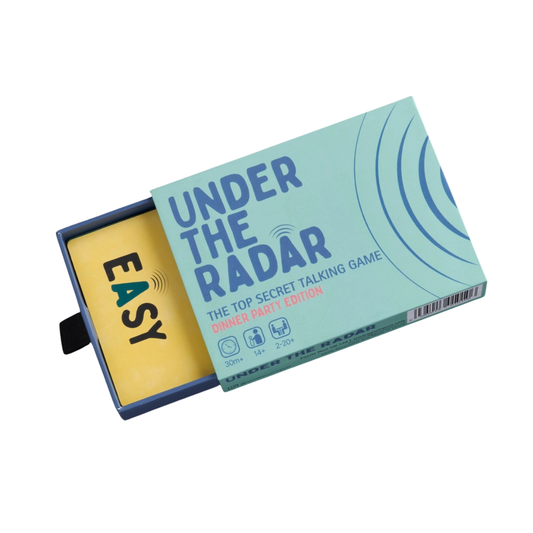 Under The Radar - dinner party game
