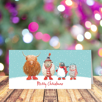 Winter Friends money wallet
