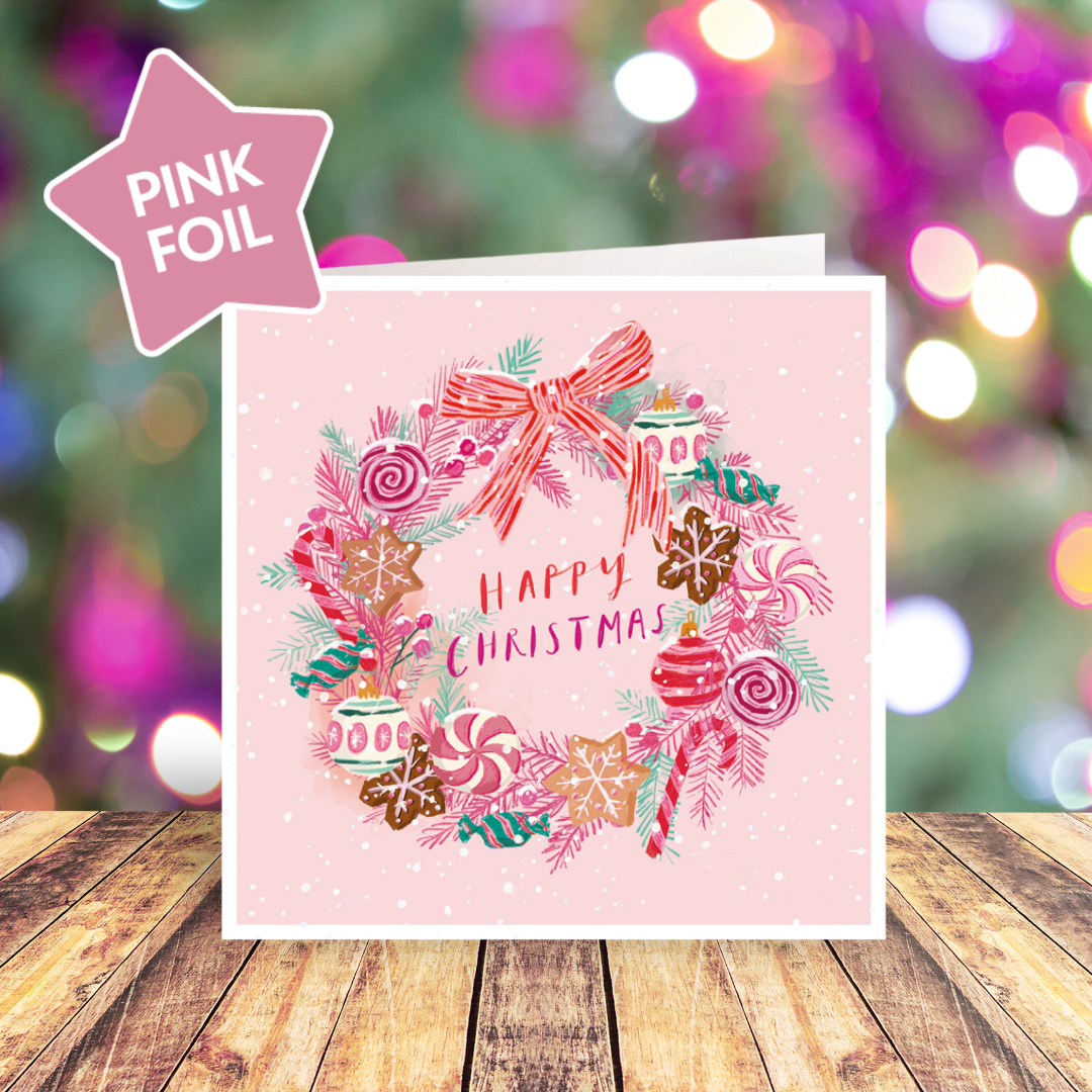 Sweet Christmas card twin pack