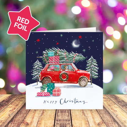 Delivering Christmas card pack