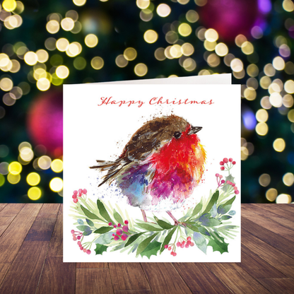 Fluffy Robin Amongst The Greenery cards