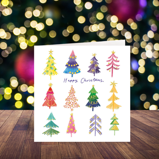 Rainbow Trees cards