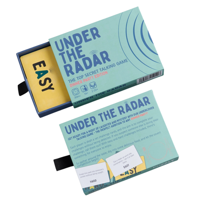 Under The Radar - dinner party game