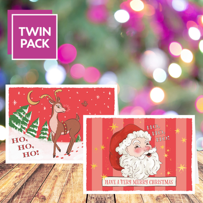 Christmas money wallet twin pack