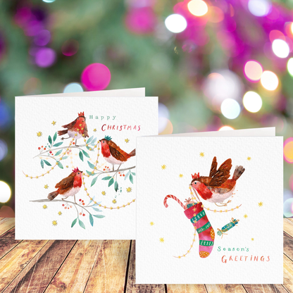 Robin Friends card twin pack